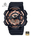 CASIO AEQ-110W-1A3 Men's Resin Strap Analog Digital Watch Front Dial View - Beater