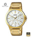 CASIO MTP-V300G-7A Men's Gold Tone Stainless Steel Bracelet Watch Front Dial View - Beater