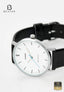 CASIO MTP-VT04L-7E Men's Silver-Tone Dial Genuine Leather Strap Watch Front Dial View - Beater
