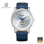 CITIZEN AK5000-03A Men's Calf Leather Strap Moonphase Watch Front Dial View - Beater