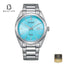 Citizen BI5110-54M Men's Sky Blue Dial Stainless Steel Bracelet Watch Front Dial View - Beater