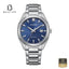 CITIZEN BM7620-83L Men's Dark Blue Dial Stainless Steel Bracelet Watch Front View - Beater