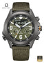 Citizen JV1005-02W Men's Sport Nylon Strap Watch Front Dial View - Beater