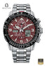 Citizen JY8086-89X Men's Stainless Steel Bracelet Watch Front Dial View - Beater
