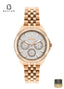 Lee Cooper LC07837.430 Women's Rose Gold Metal Strap Watch Front Dial View - Beater