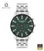 Lee Cooper LC07879.370 Men's Green Dial Stainless Steel Strap Watch Front Dial View - Beater