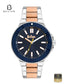 Lee Cooper LC07945.590 Men's Dark Blue Dial Metal Bracelet Watch Front View - Beater