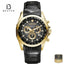 Roamer 220837-48-55-02 Men's Black Dial Leather Strap Watch Front View - Beater