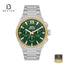 Slazenger SL.09.2128.2.04 Men's Green Dial Steel Watch Front View - Beater