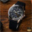 CASIO EDIFICE EFR-526L-2CVUDF Men's Leather Strap Watch Front Dial View - Beater
