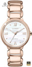 CITIZEN EM0928-84D Women's Mother-of-Pearl Dial Watch Front View - Beater