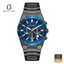 Lee Cooper LC08100.090 Men's Dark Blue Metal Strap Watch - Beater