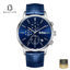 Lee Cooper LC08154.399 Men's Dark Blue Leather Strap Watch - Beater