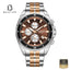 Lee Cooper LC08217.540 Men's Dark Brown/Silver Metal Strap Watch - Beater