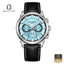 Lee Cooper LC08239.301 Men's Blue Leather Strap Watch - Beater