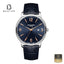 Lee Cooper LC08379.399 Men's Dark Blue Leather Strap Watch - Beater