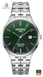 Roamer 512833 41 75 20 Men's Green Stainless Steel Bracelet Watch - Beater