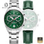 Roamer Gran Sportivo 978818 41 75 20 Men's Green Dial Stainless Steel Watch - Beater
