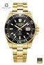 Roamer Premier 986983 48 85 21 Men's Black Dial Stainless Steel Bracelet Watch - Beater