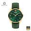 Swiss Military Hanowa SMWGB0000710 Men's Green Dial Leather Strap Watch - Beater