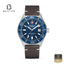Swiss Military Hanowa SMWGB0004902 Men's Blue Leather Strap Watch - View 2 - Beater