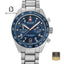 Swiss Military Hanowa SMWGI0007702 Men's Blue Stainless Steel Bracelet Watch - Beater