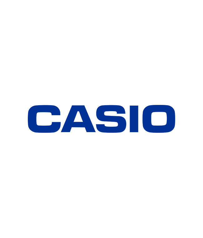 The blue CASIO logo centered on a plain white background.