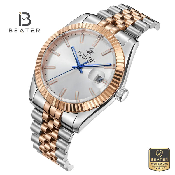 Beverly Hills Polo Club BP3018X.531 Silver Dial Case & Bezel Profile - Beater