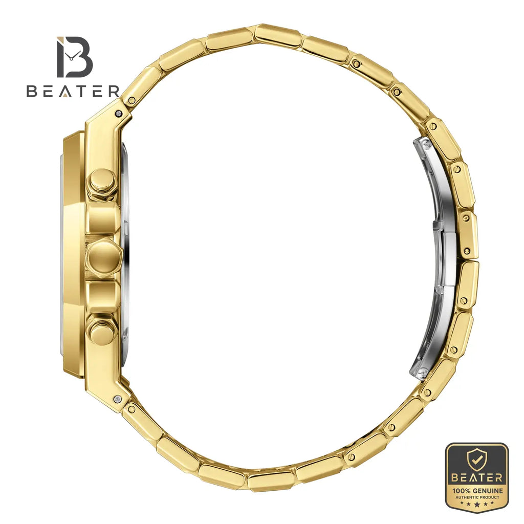 Beverly Hills Polo Club BP3051X.170 Steel Bracelet & Butterfly Buckle Detail - Beater
