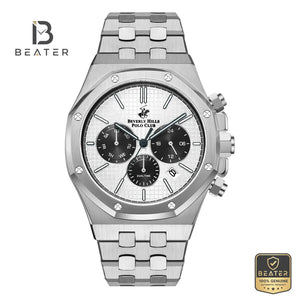 Beverly Hills Polo Club BP3051X.330 Men's Silver Dial Watch Front View - Beater