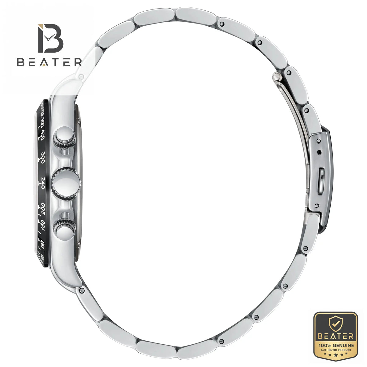 Beverly Hills Polo Club BP3127X.300 Steel Bracelet & Butterfly Buckle Detail - Beater