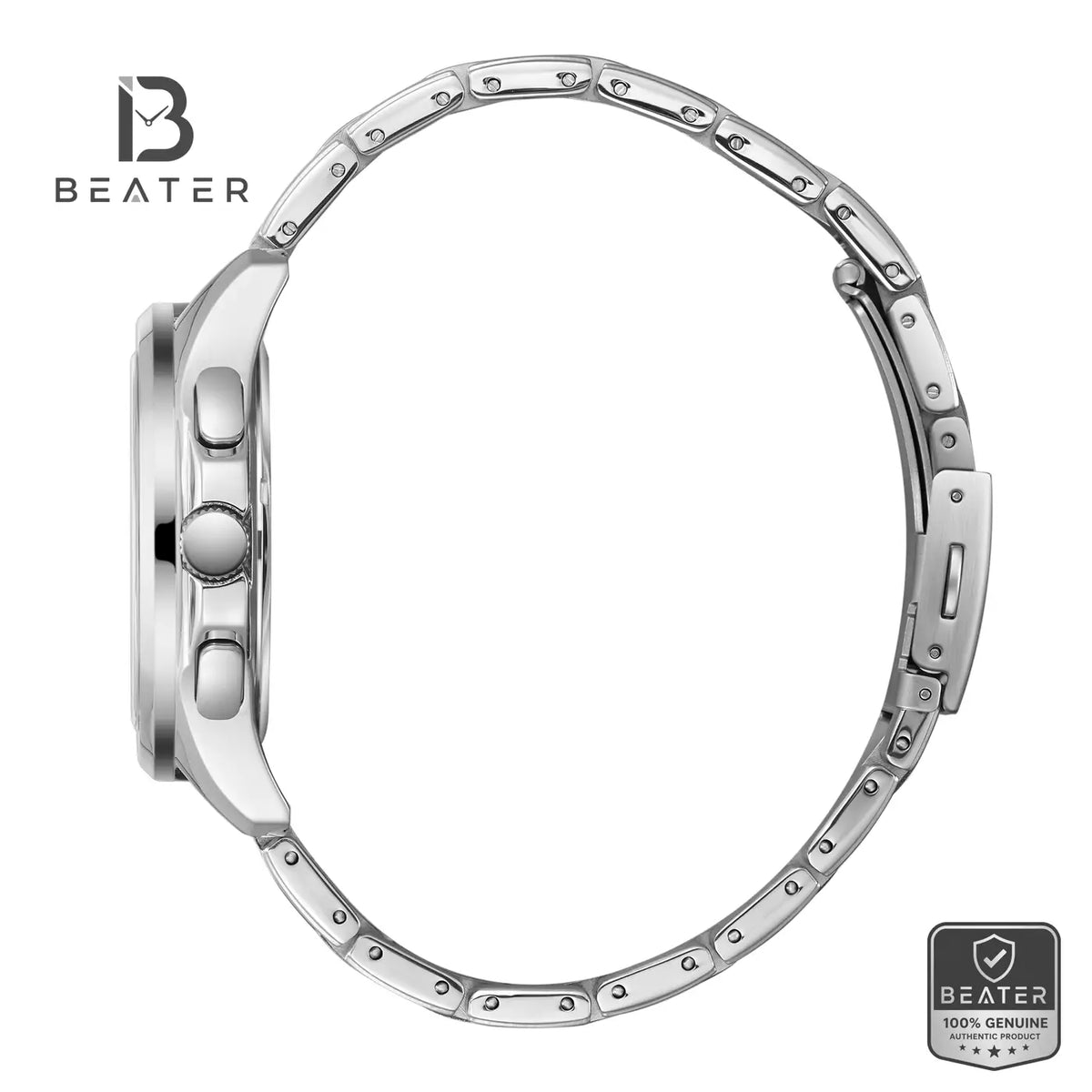 Beverly Hills Polo Club BP3212X.300 Men's Steel Band and Buckle Detail - Beater