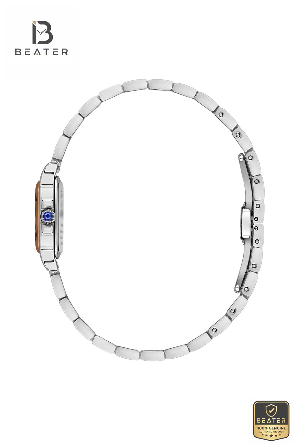 Beverly Hills Polo Club BP3600C.520 Women's Steel Bracelet & Butterfly Buckle Detail - Beater
