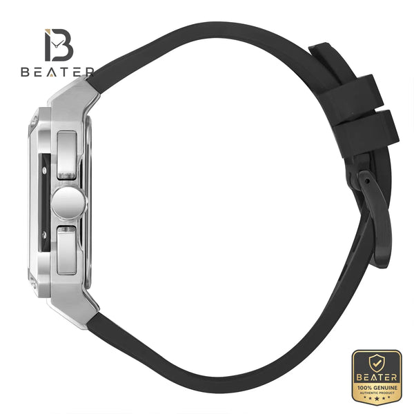 Beverly Hills Polo Club BP3742X.351 Black Silicon Strap & Buckle Detail - Beater