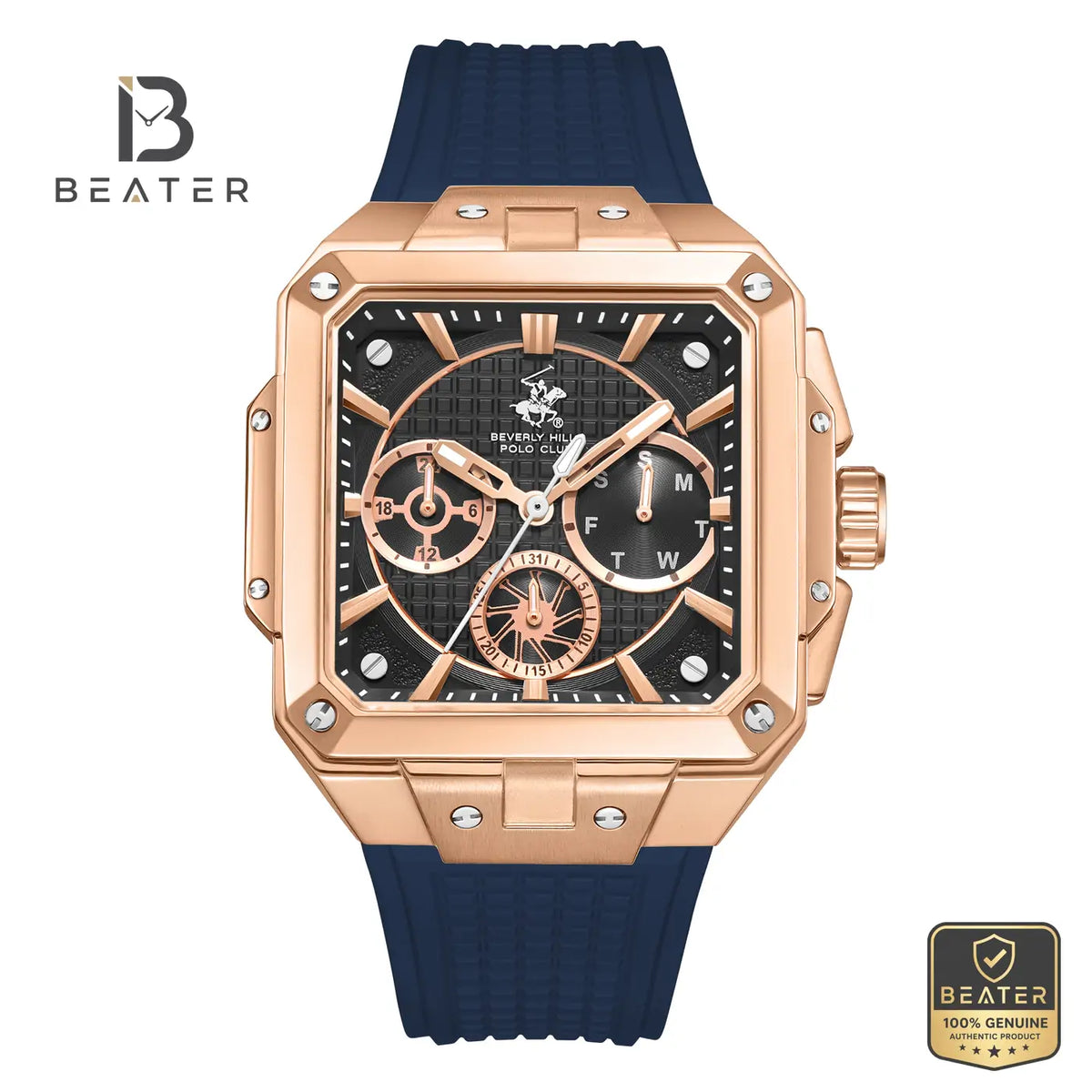 Beverly Hills Polo Club BP3742X.459 Men's Watch Front Dial View - Beater
