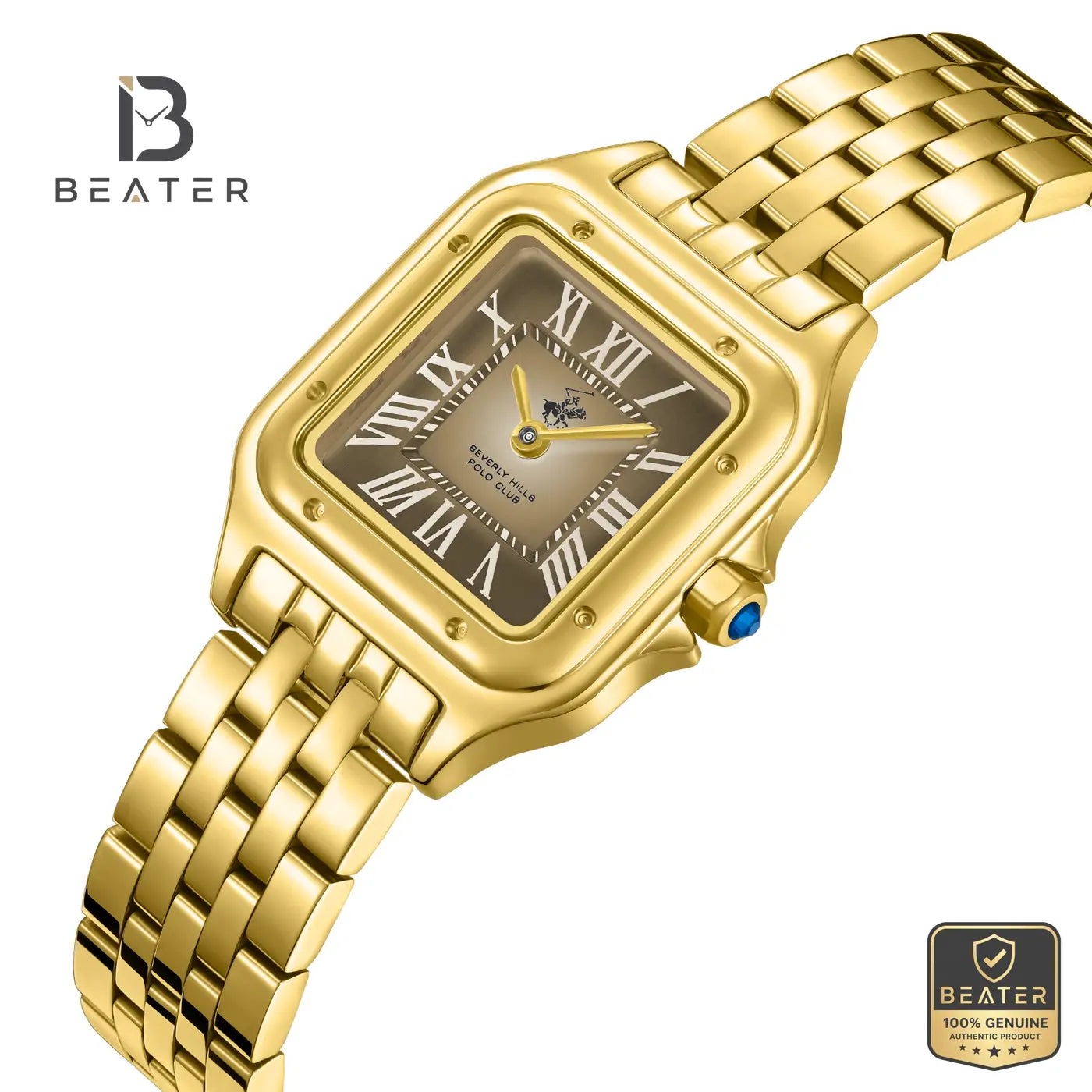 Beverly Hills Polo Club BP3755C.110 Women's Gold Steel Bracelet Watch Secondary image