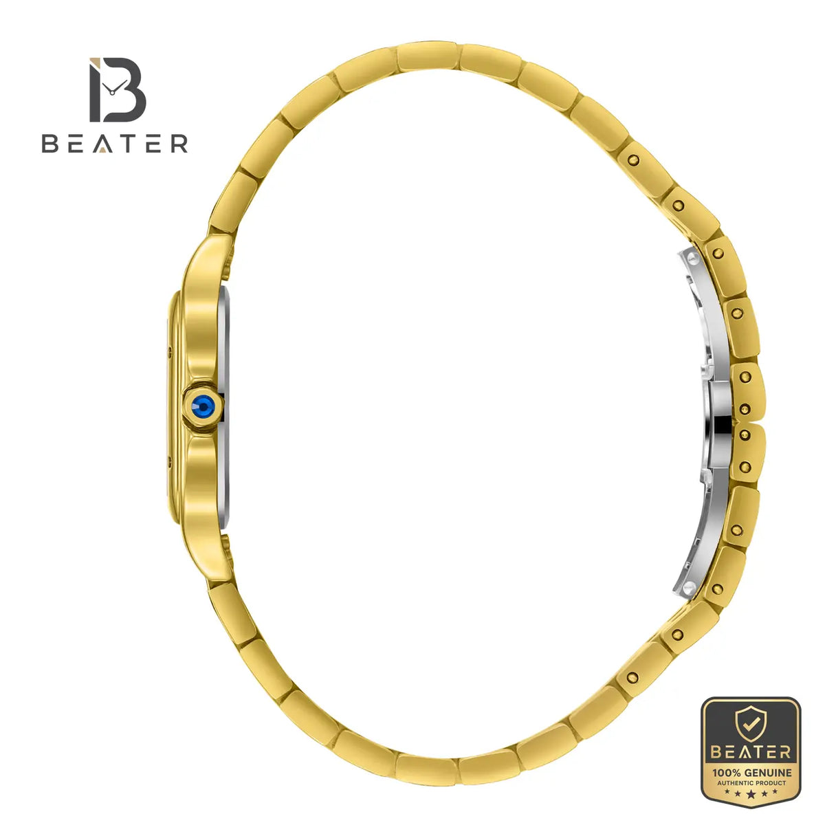 Beverly Hills Polo Club BP3755C.150 IP Gold Steel Bracelet & Butterfly Buckle Detail - Beater