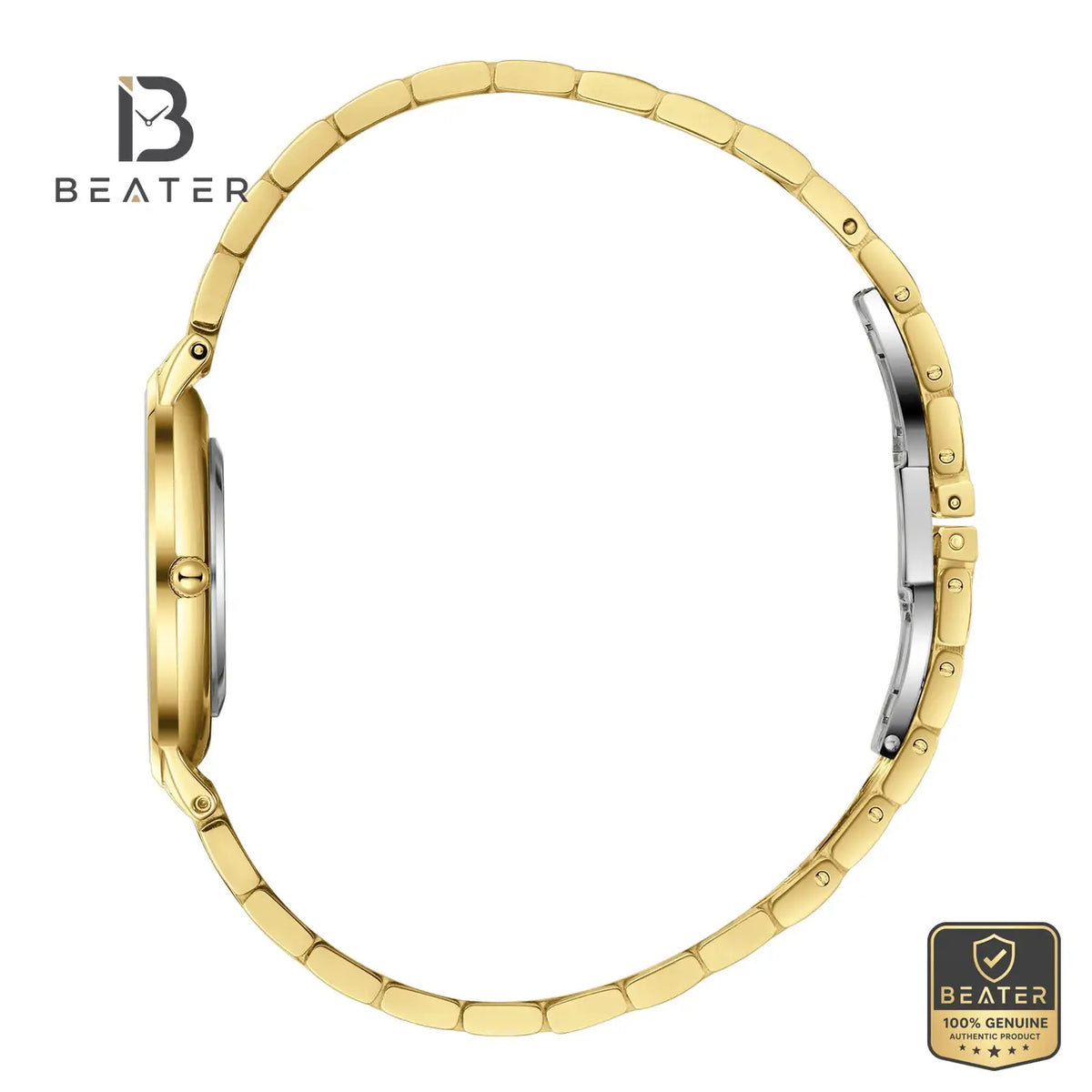 Beverly Hills Polo Club BP3776X.130 Steel Bracelet & Butterfly Clasp Detail - Beater