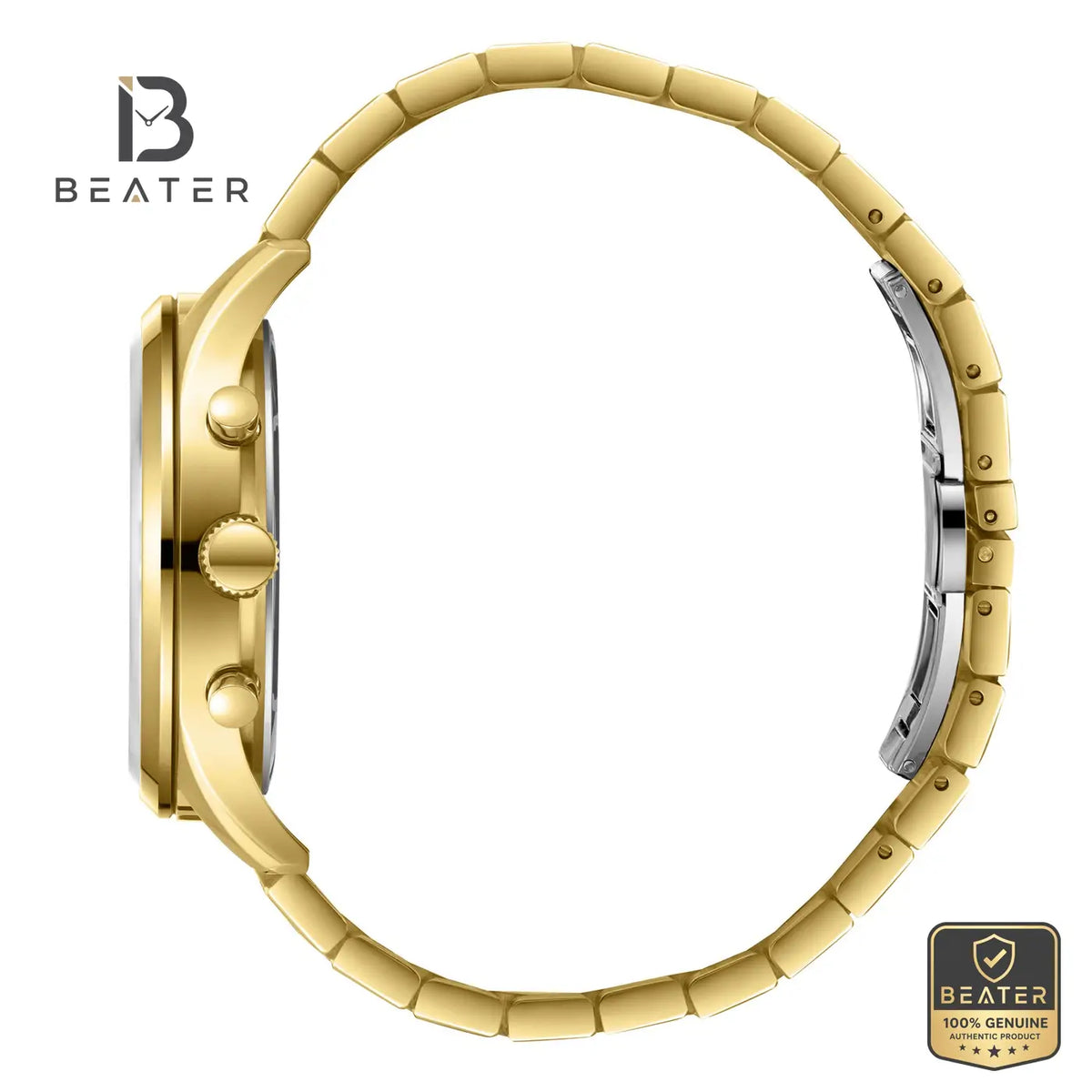 Beverly Hills Polo Club BP3779X.130 Steel Bracelet and Butterfly Clasp Detail - Beater