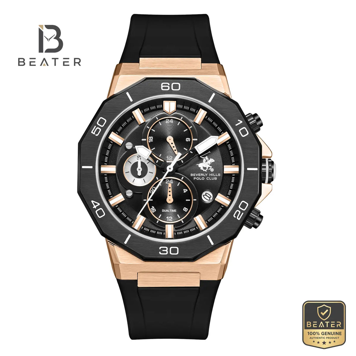 Beverly Hills Polo Club BP3784X.451 Men's Watch Front Dial View - Beater Main image