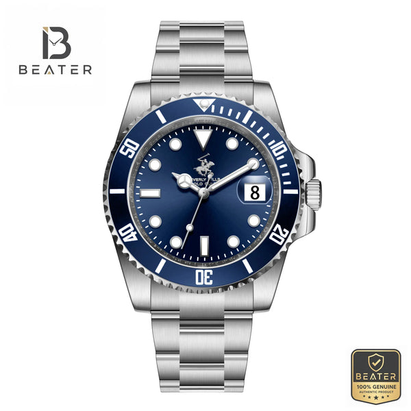 Beverly Hills Polo Club BP3791X.390 Men's Blue Dial Watch Front View - Beater