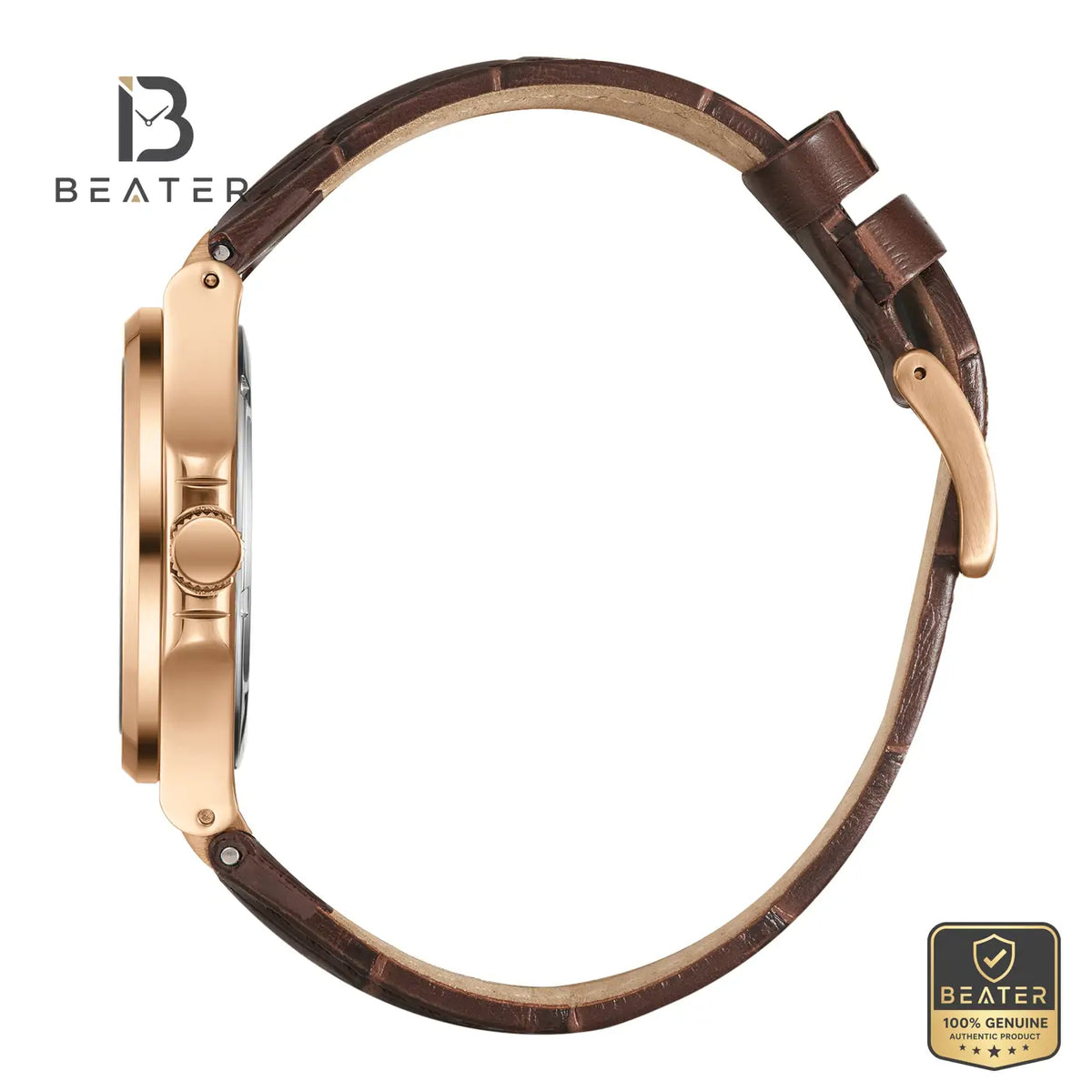 Beverly Hills Polo Club BP3792X.444 Leather Strap & Buckle Detail - Beater