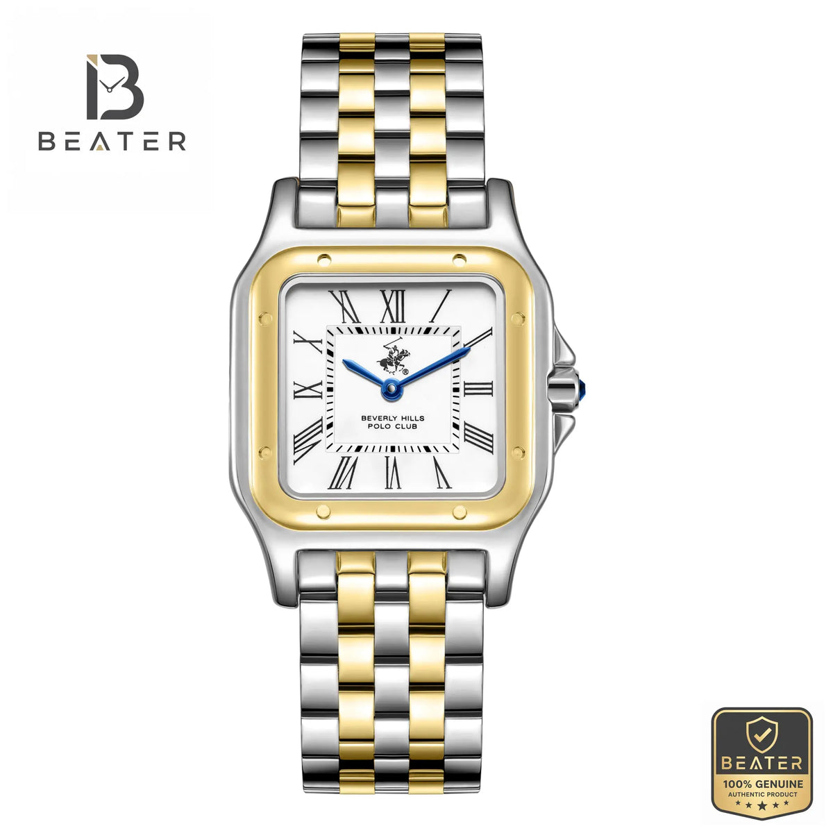 Beverly Hills Polo Club BP3824C.230 Women's Watch White Ceramic Dial Front View - Beater Main image