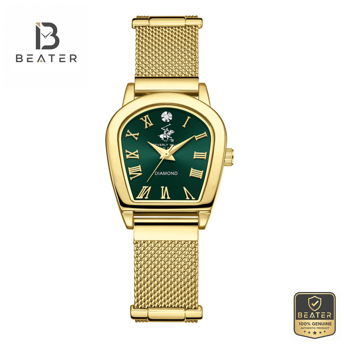 Beverly Hills Polo Club BP3826C.170 Women's Green Dial Watch Front View - Beater Main image