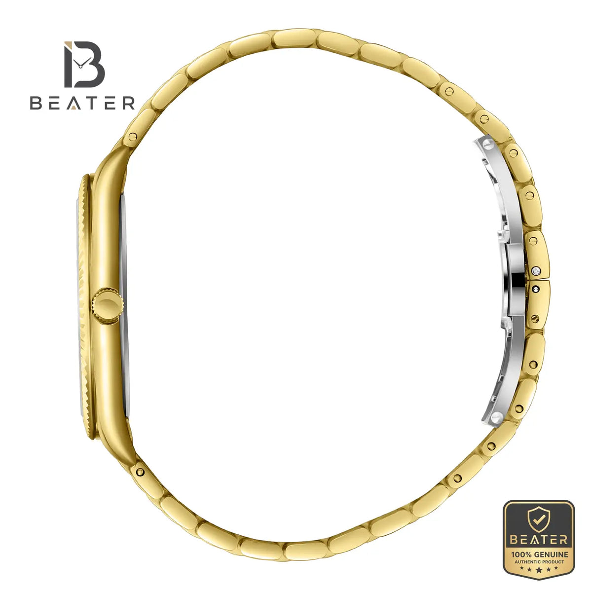 Beverly Hills Polo Club BP3830X.160 Steel Bracelet & Butterfly Buckle Detail - Beater