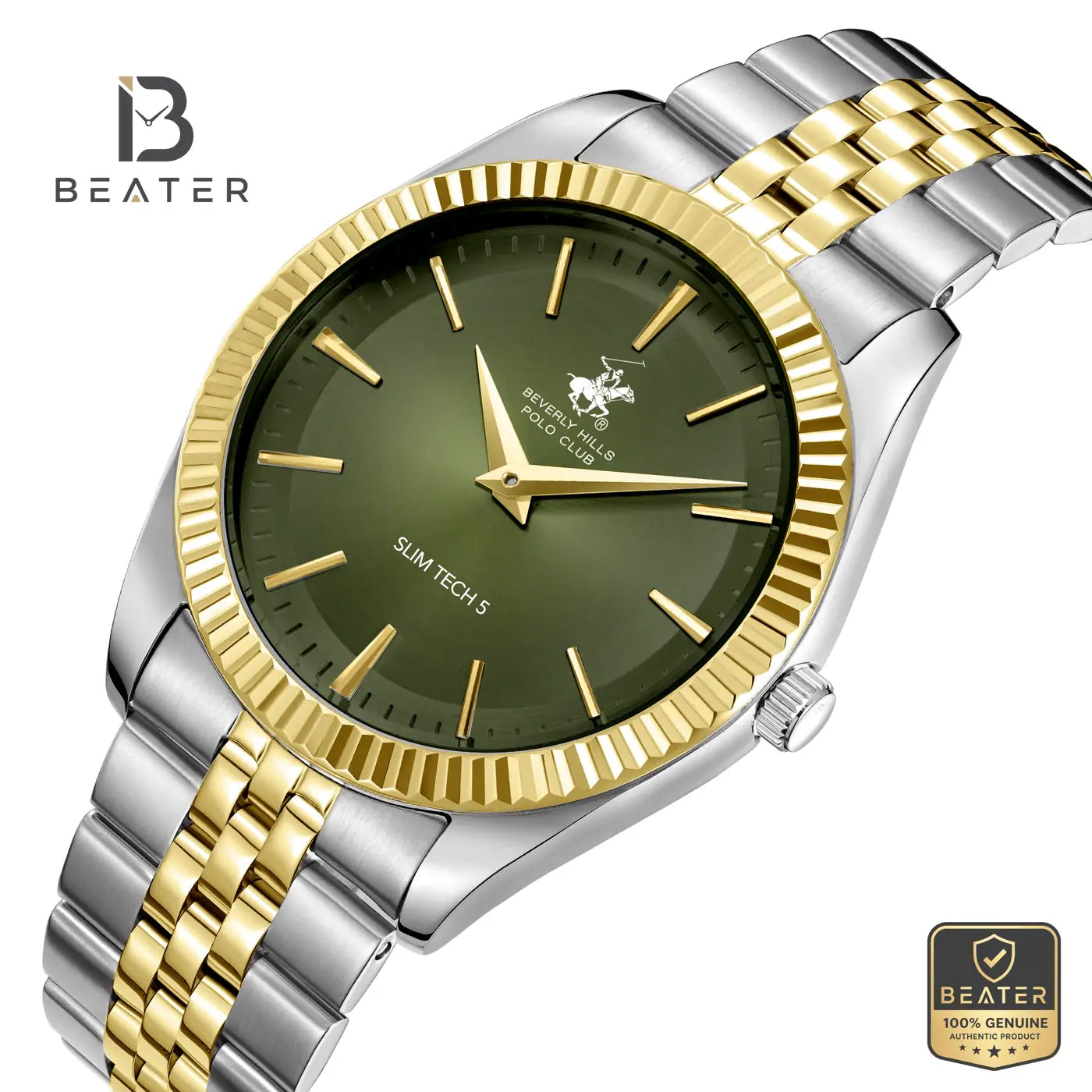 Beverly Hills Polo Club BP3830X.270 Men's 574C Steel Bracelet Watch Secondary image