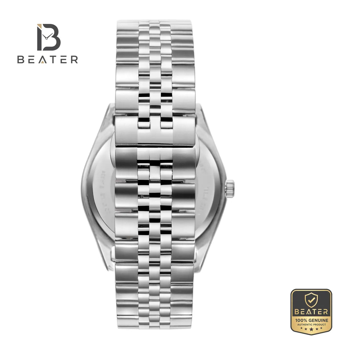 Beverly Hills Polo Club BP3830X.330 Men's Stainless Steel Bracelet Watch Side View - Beater