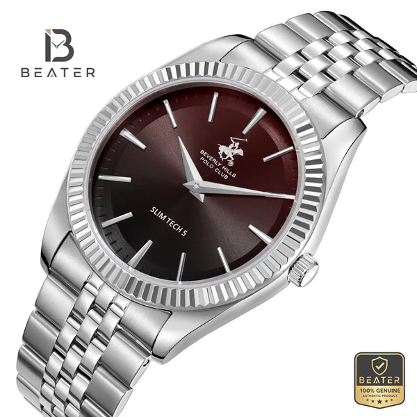 Beverly Hills Polo Club BP3830X.380 Red Dial Case and Bezel Profile - Beater