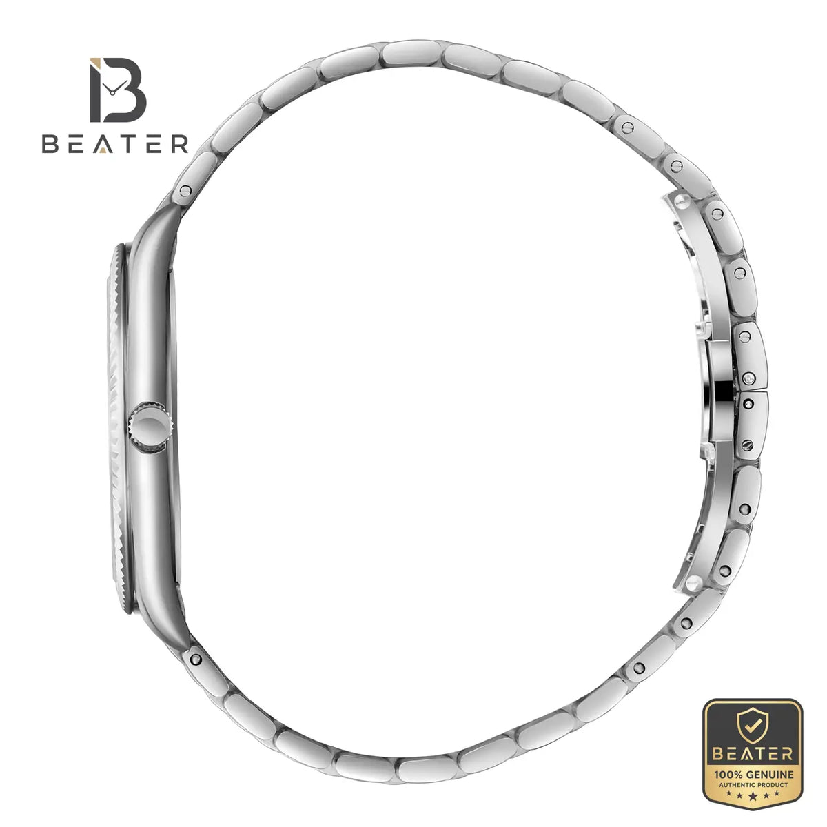 Beverly Hills Polo Club BP3830X.380 Steel Bracelet and Butterfly Buckle Detail - Beater
