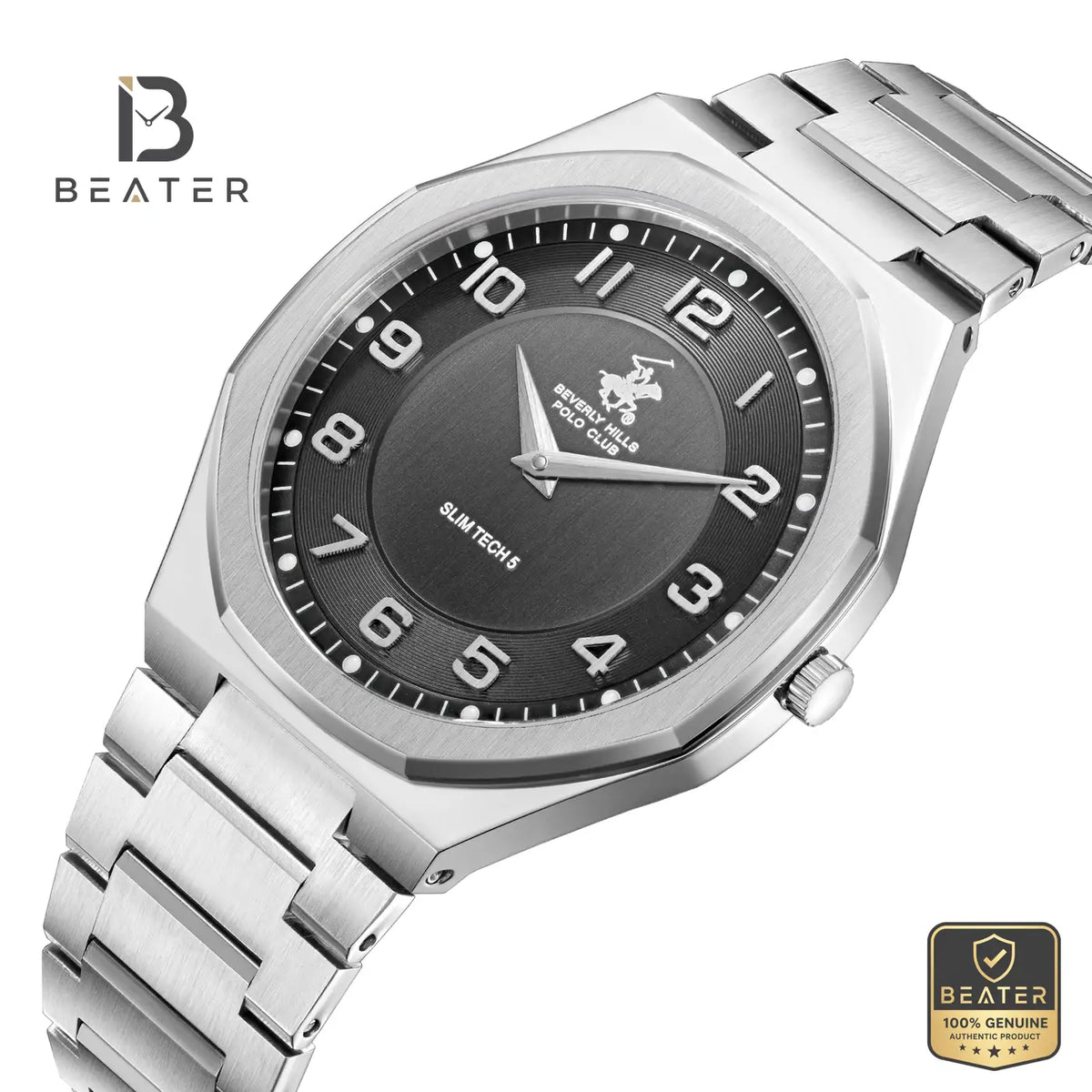 Beverly Hills Polo Club BP3832X.350 Gun Dial Case and Bezel Profile - Beater Main image